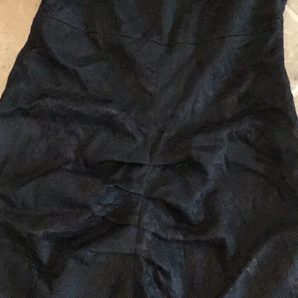 Alexis Ilana dress, one shoulder lace, side zip, black, size small, NWT - Picture 4 of 13